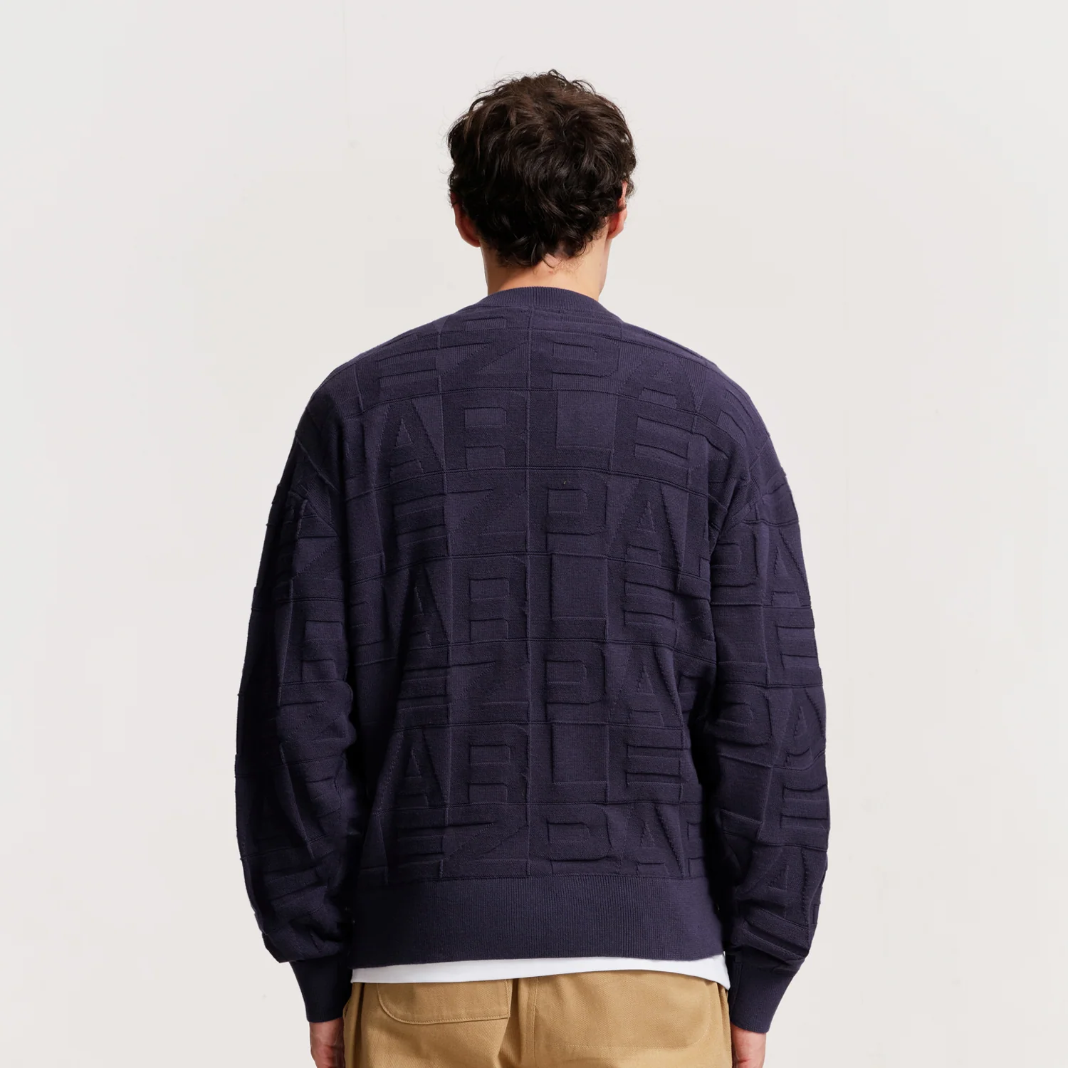 Block Crew Knit Midnight - Image 3