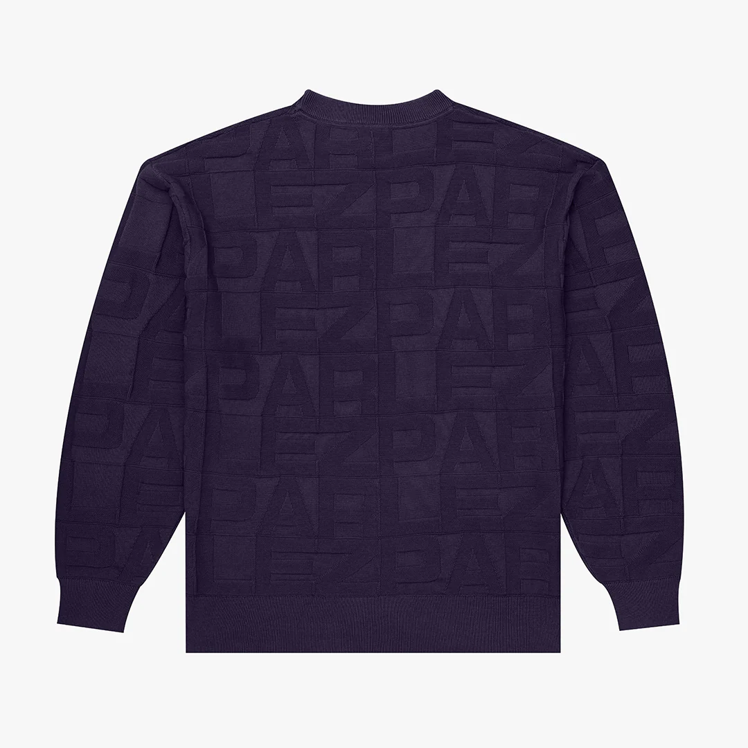 Block Crew Knit Midnight - Image 4