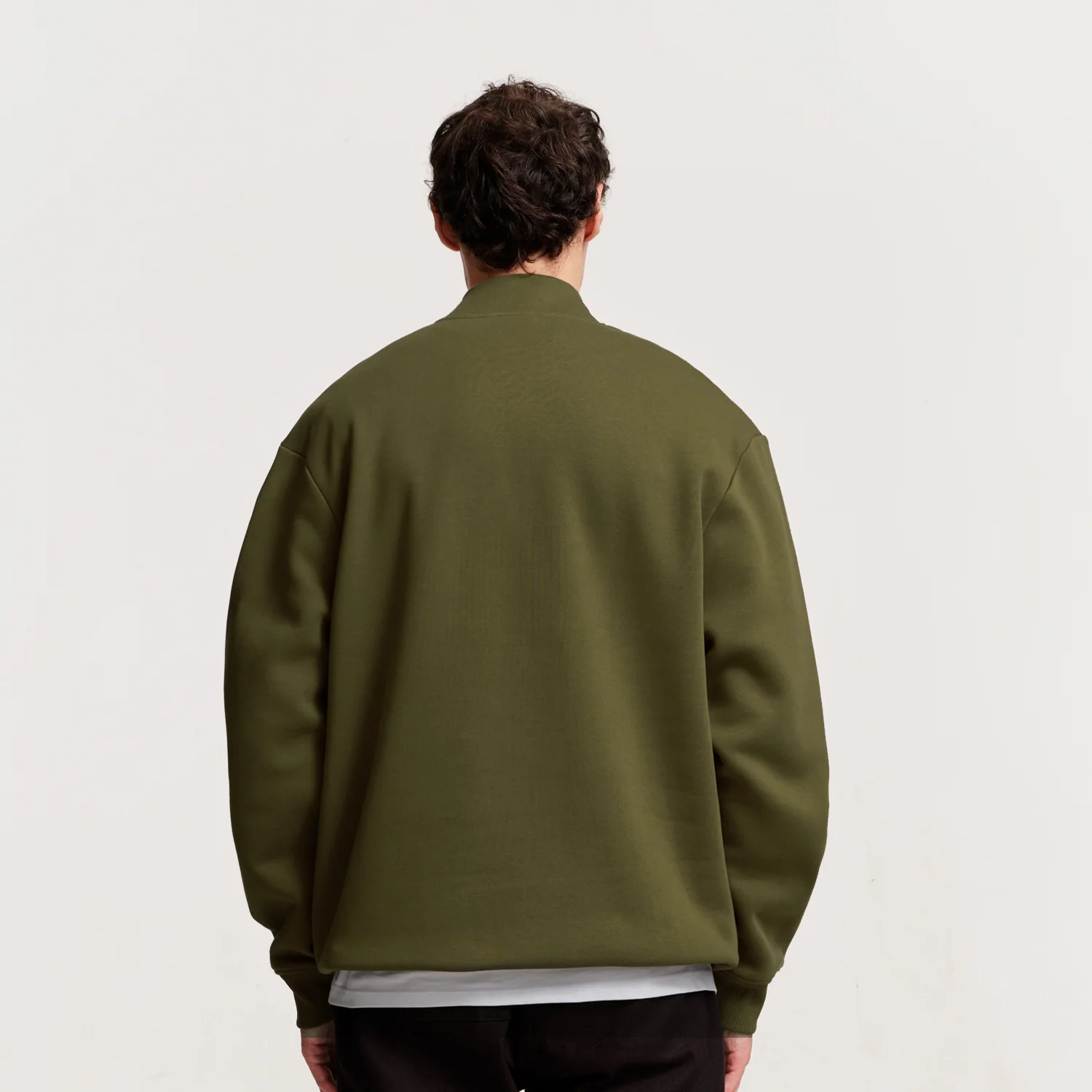 Horizon 1/4 Zip Moss - Image 3