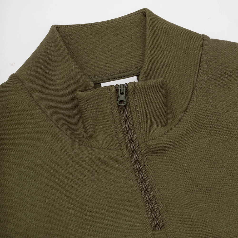 Horizon 1/4 Zip Moss - Image 7