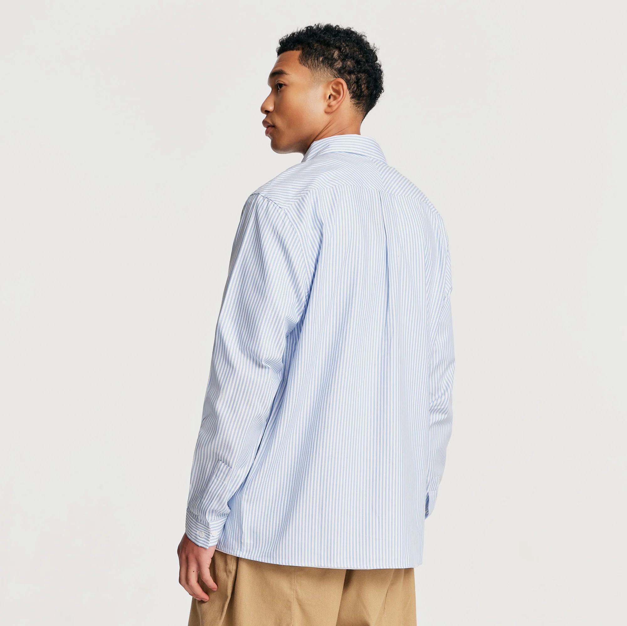 La Brea Shirt Blue Stripe - Image 3