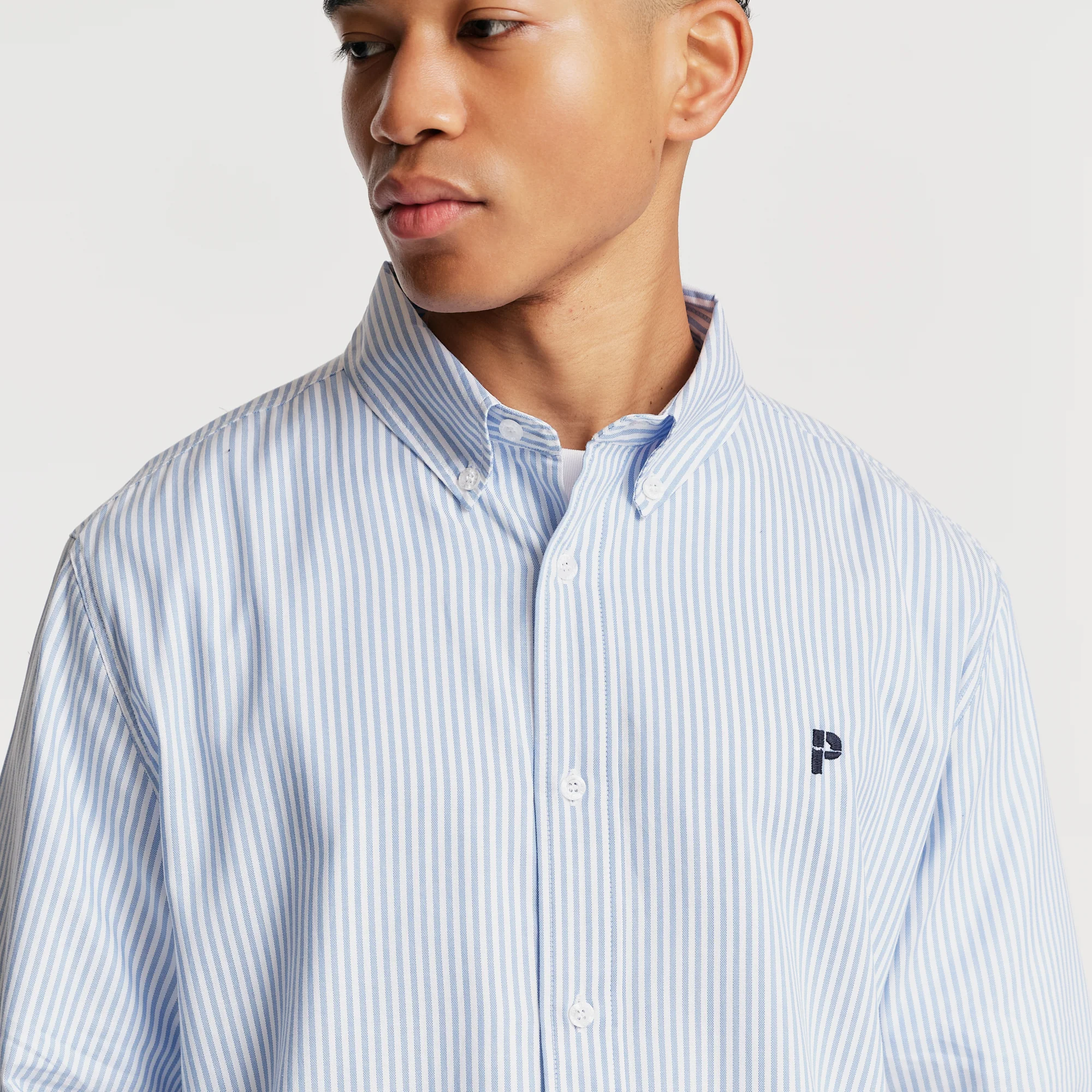La Brea Shirt Blue Stripe - Image 4