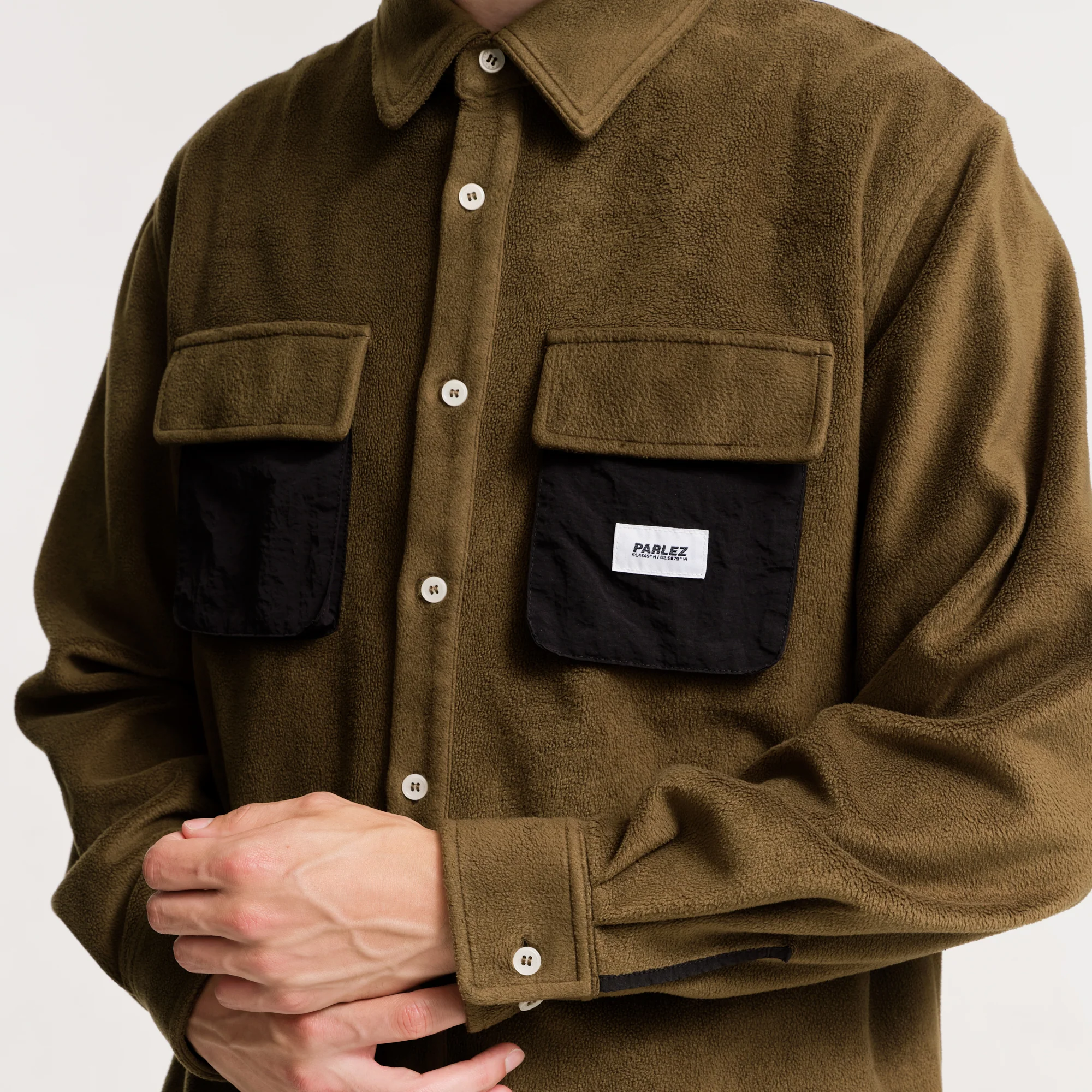 Motion Fleece Shirt Moss - Image 8
