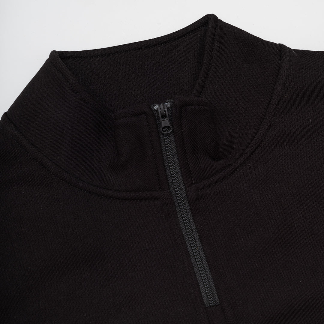 Ora 1/4 Zip Black - Image 6