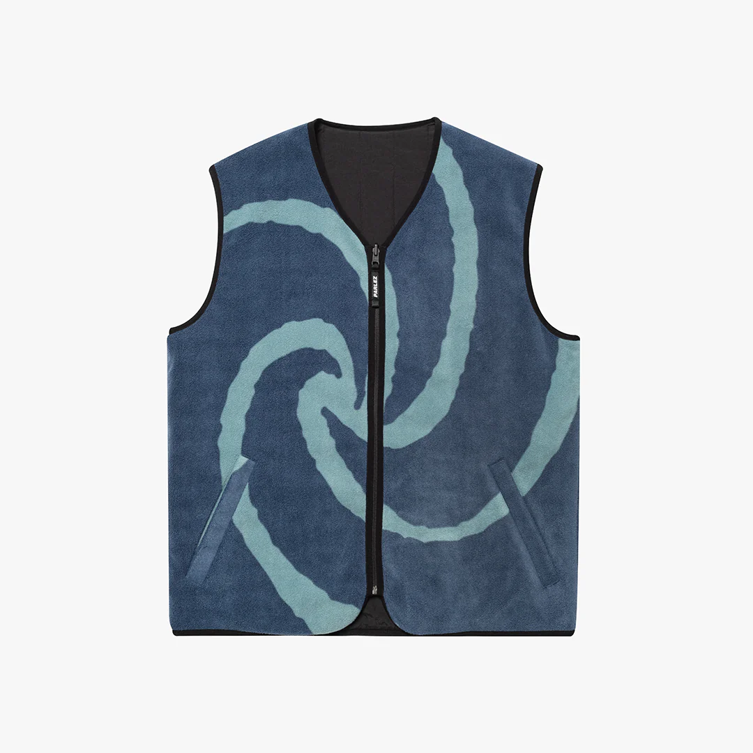 Rotate Reversible Fleece Gilet Black - Image 3