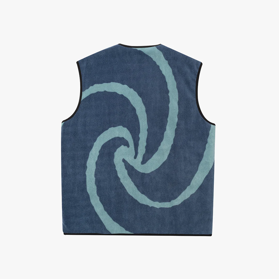 Rotate Reversible Fleece Gilet Black - Image 4