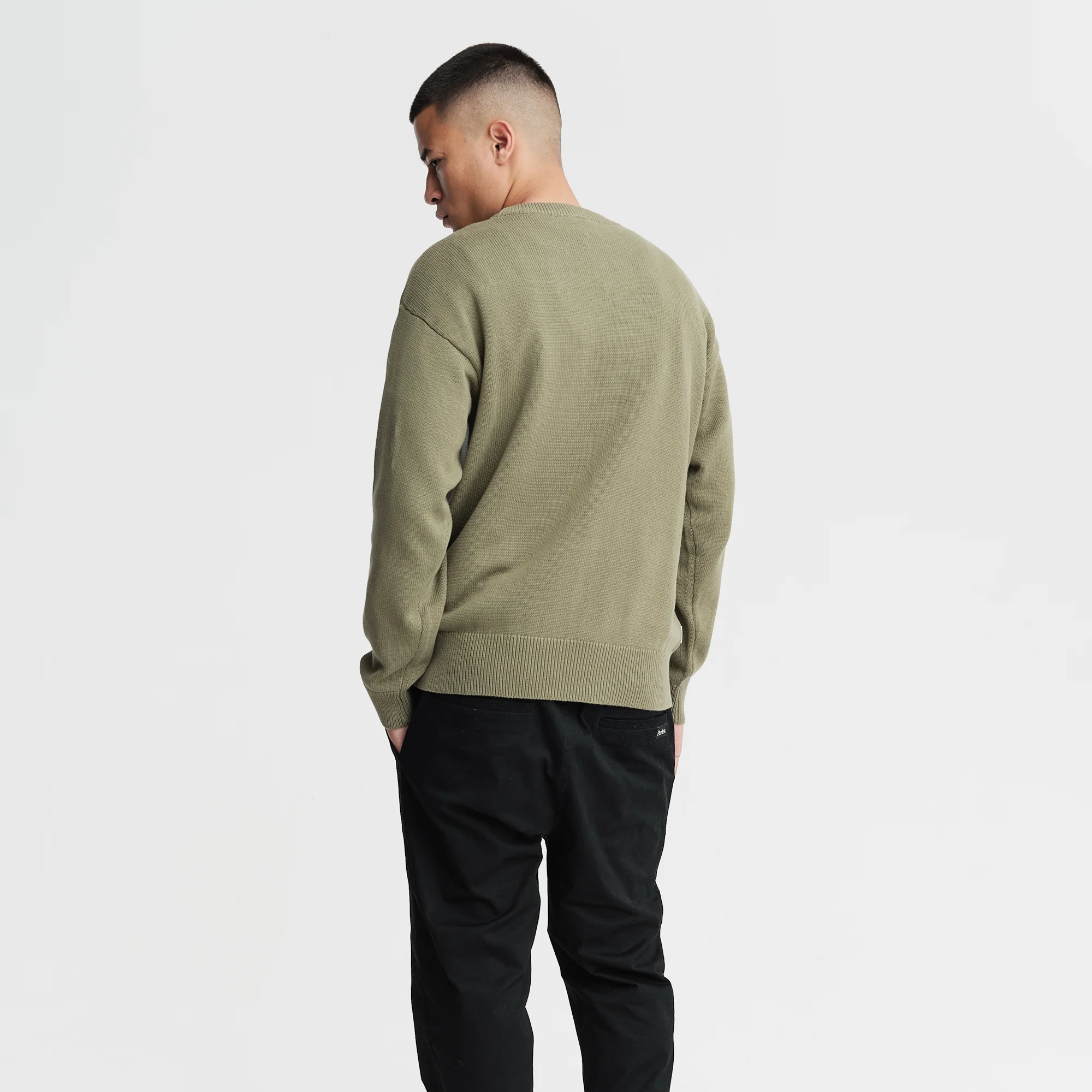 Rubio Knit Olive Green - Image 3