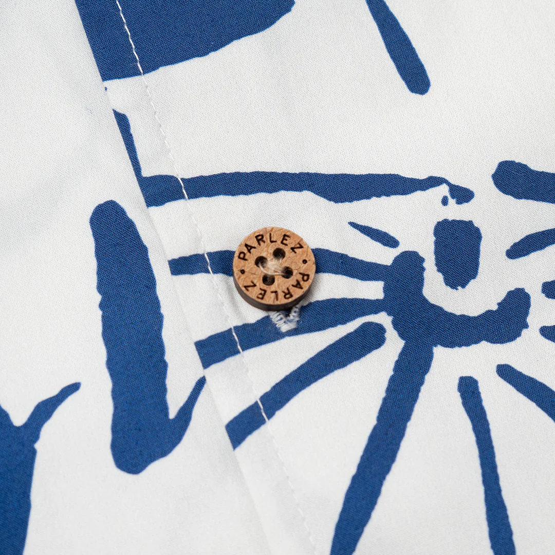 Unwind S/S Shirt White/Cobalt - Image 6